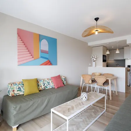 Apartment Espace 2000 - Beautiful 1bdr With Sea View - Swimming Pool - Ac - Parking